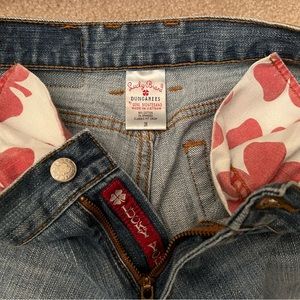 Lucky Brand Dungarees size 26 classic fit crop